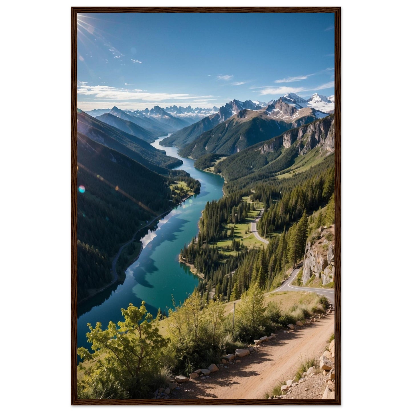 Premium Matte Paper Wooden Framed Poster