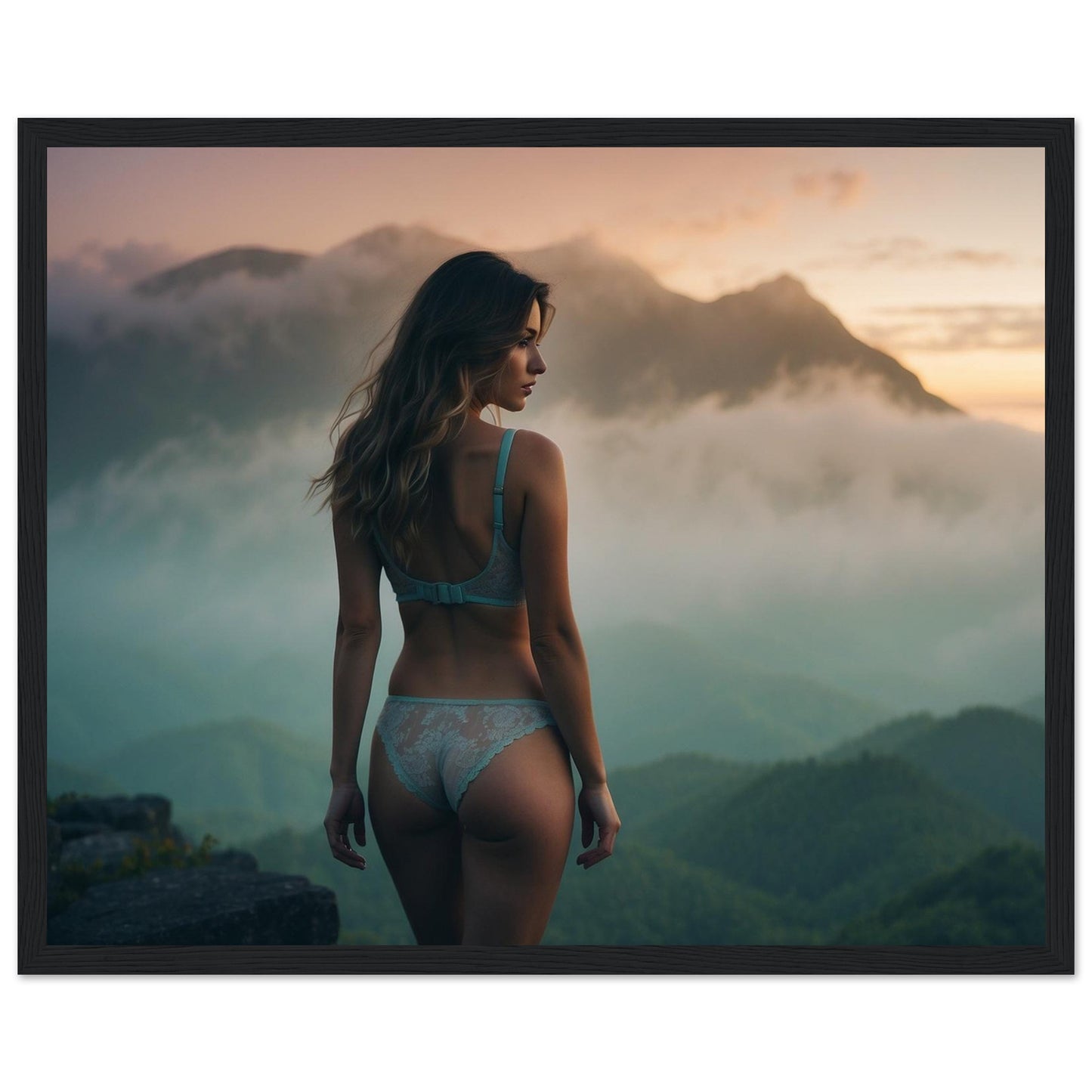 Premium Matte Paper Wooden Framed Poster