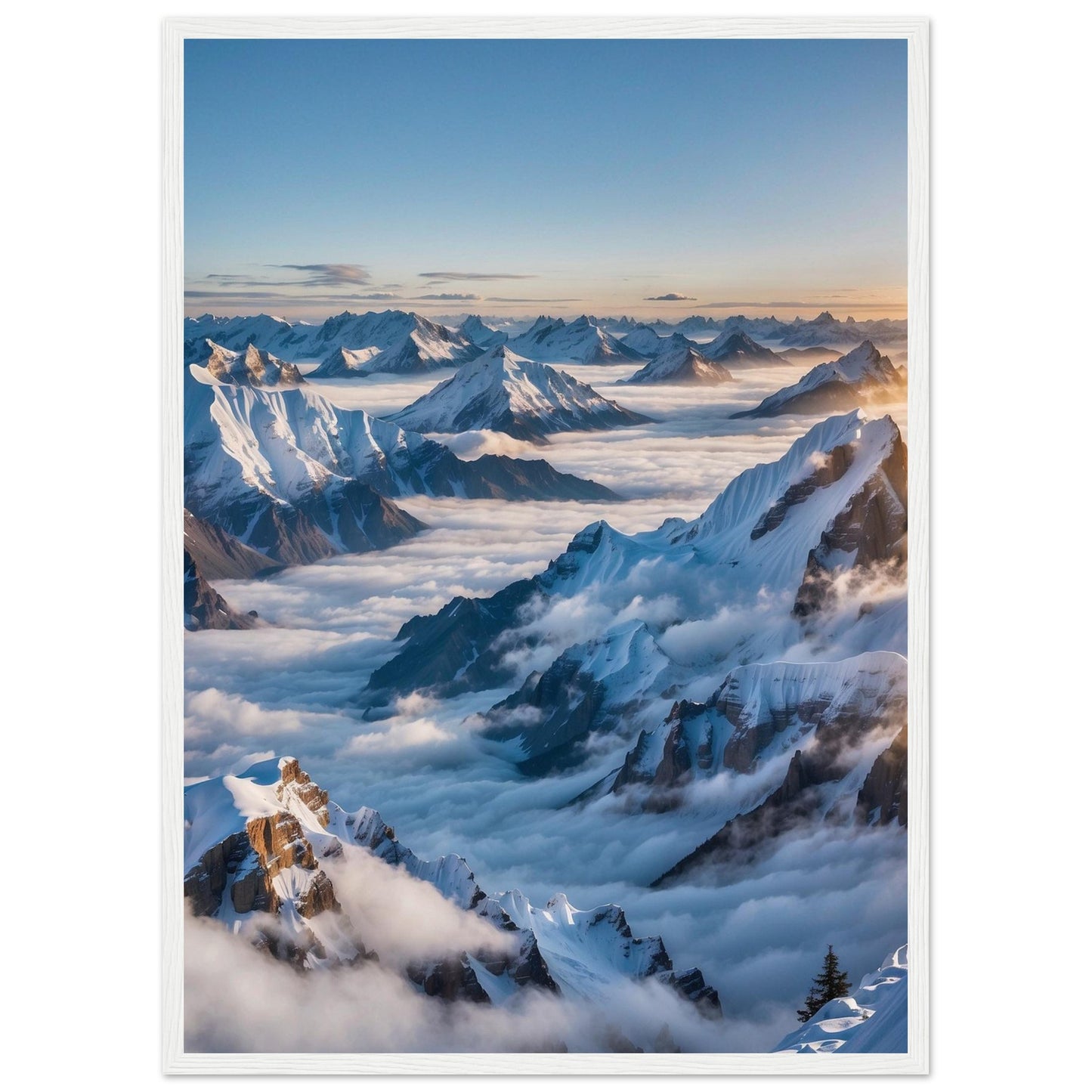 Premium Matte Paper Wooden Framed Poster