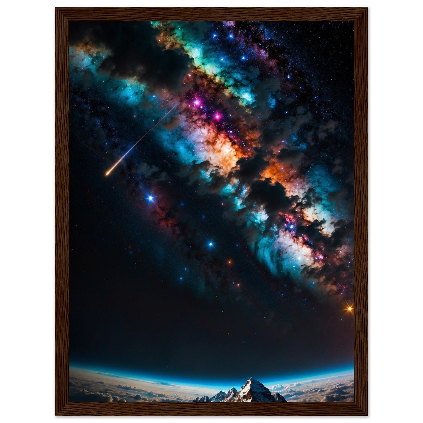 Premium Matte Paper Wooden Framed Poster
