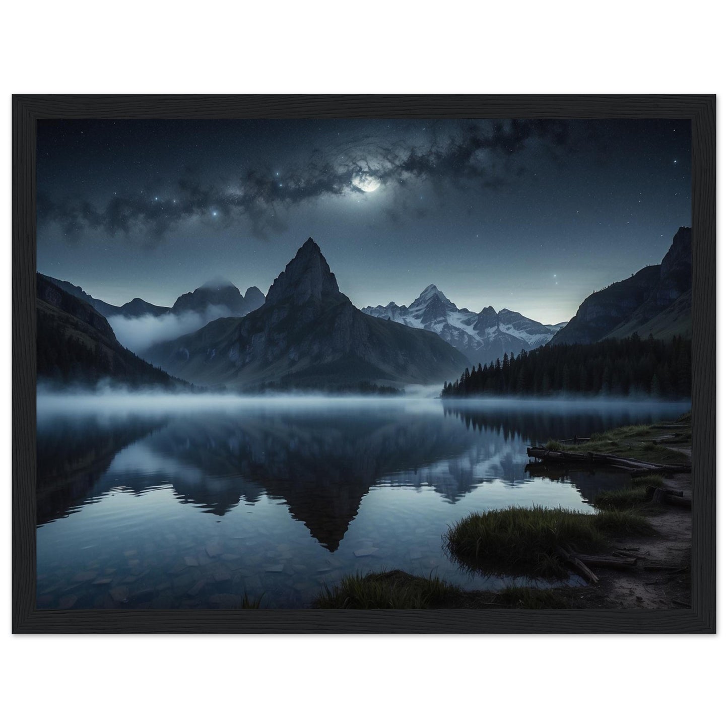 Premium Matte Paper Wooden Framed Poster