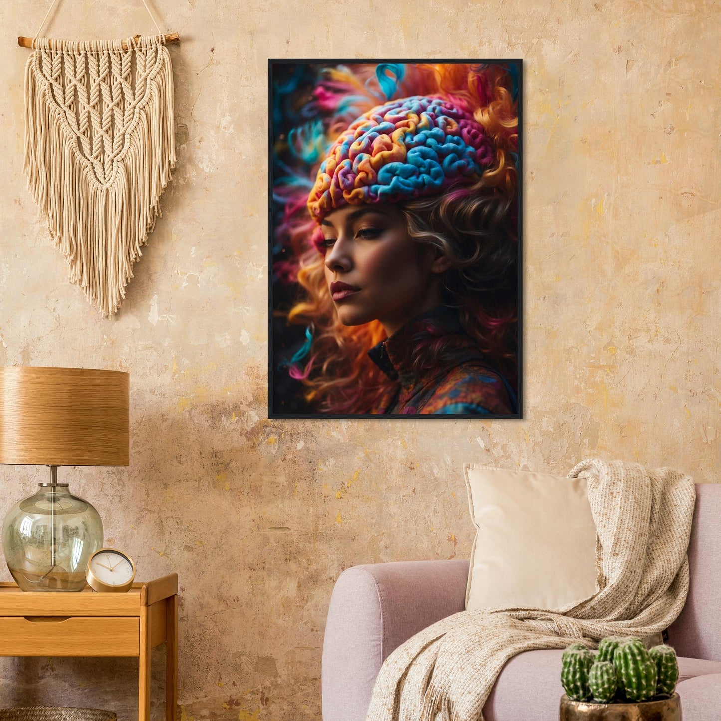 Premium Matte Paper Wooden Framed Poster