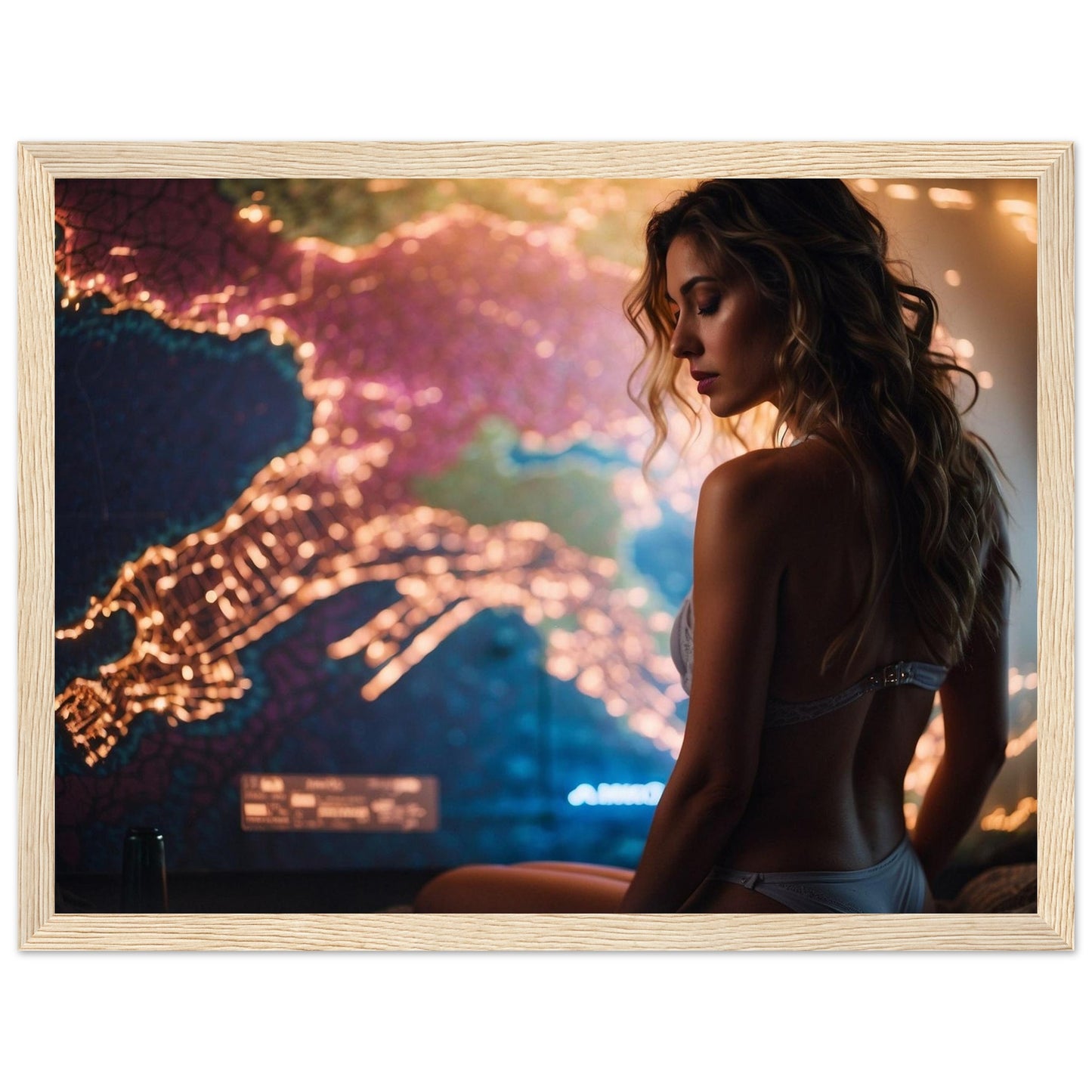 Premium Matte Paper Wooden Framed Poster