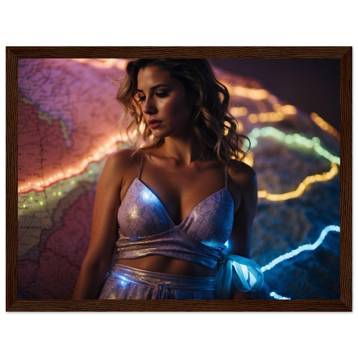 Premium Matte Paper Wooden Framed Poster