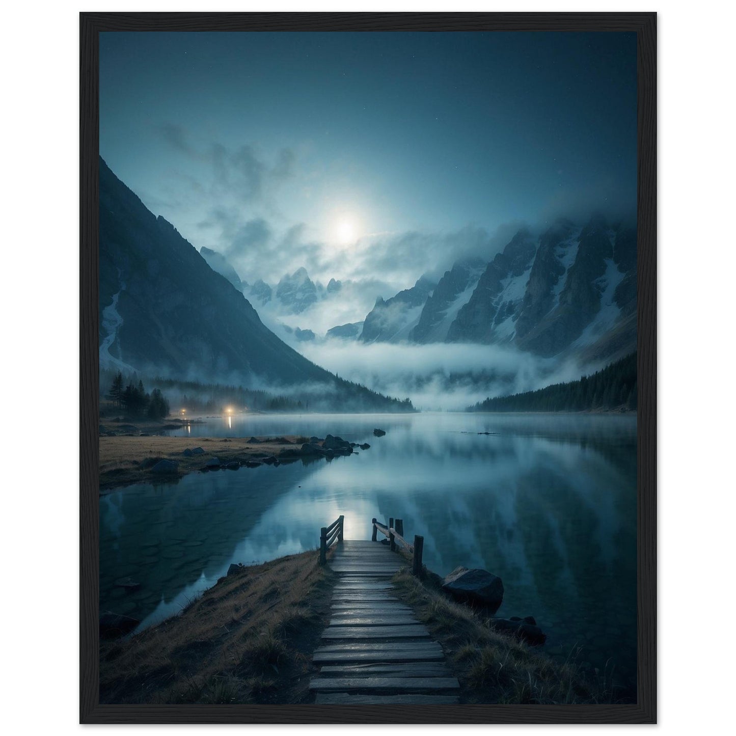Premium Matte Paper Wooden Framed Poster