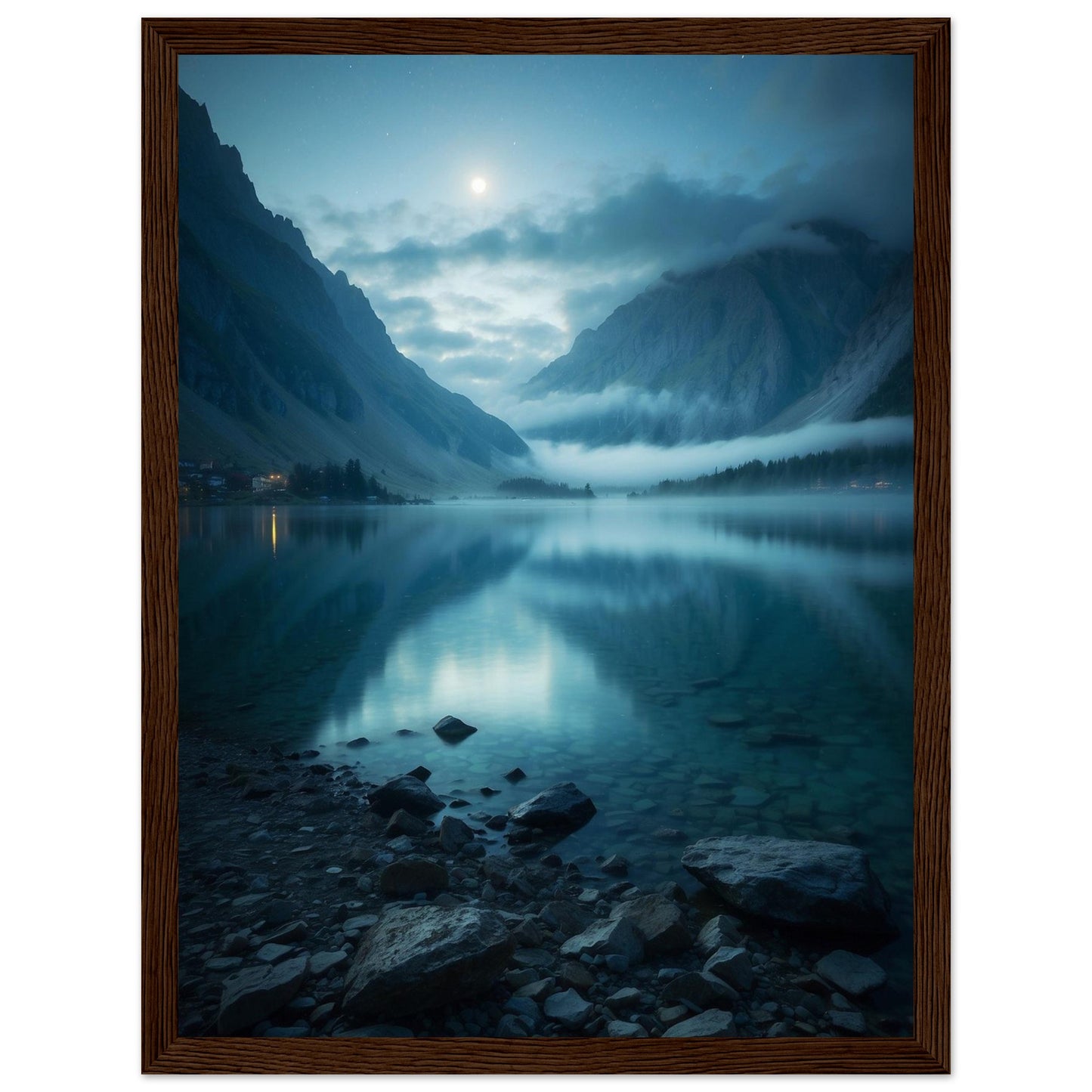 Premium Matte Paper Wooden Framed Poster