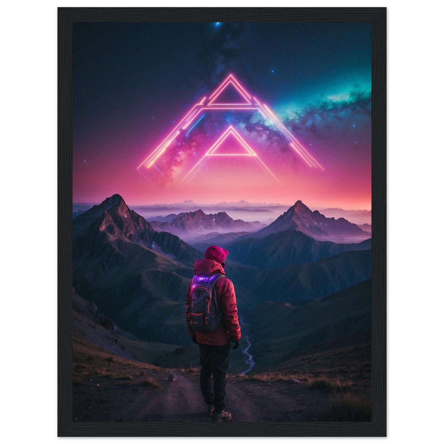 Premium Matte Paper Wooden Framed Poster