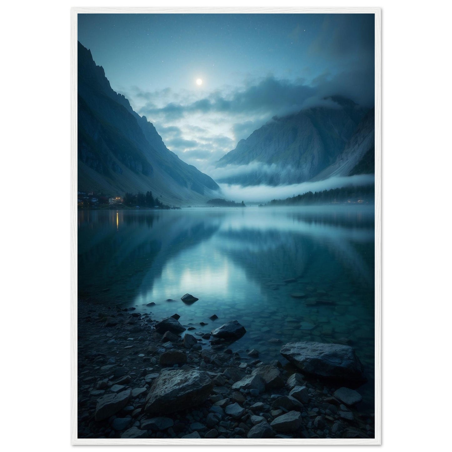 Premium Matte Paper Wooden Framed Poster