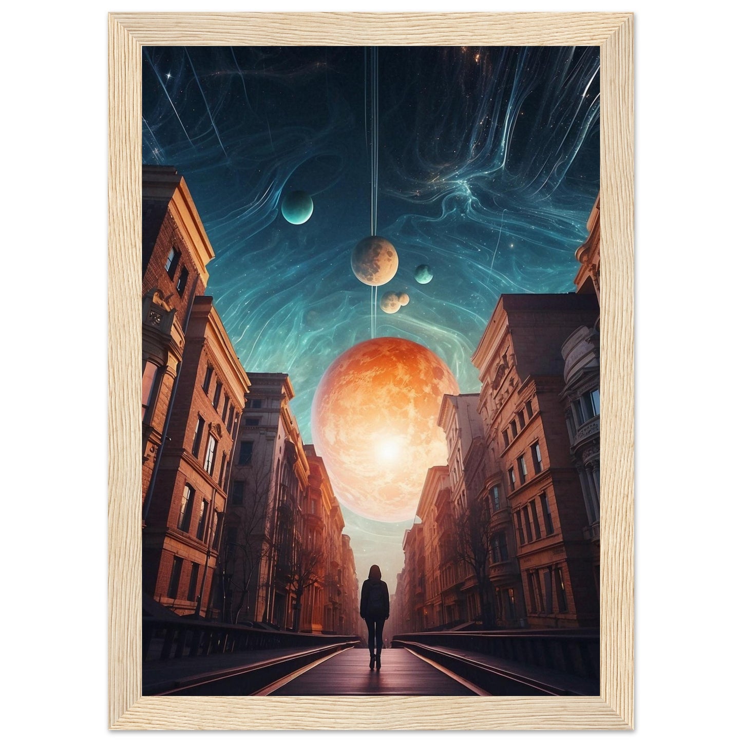 Premium Matte Paper Wooden Framed Poster