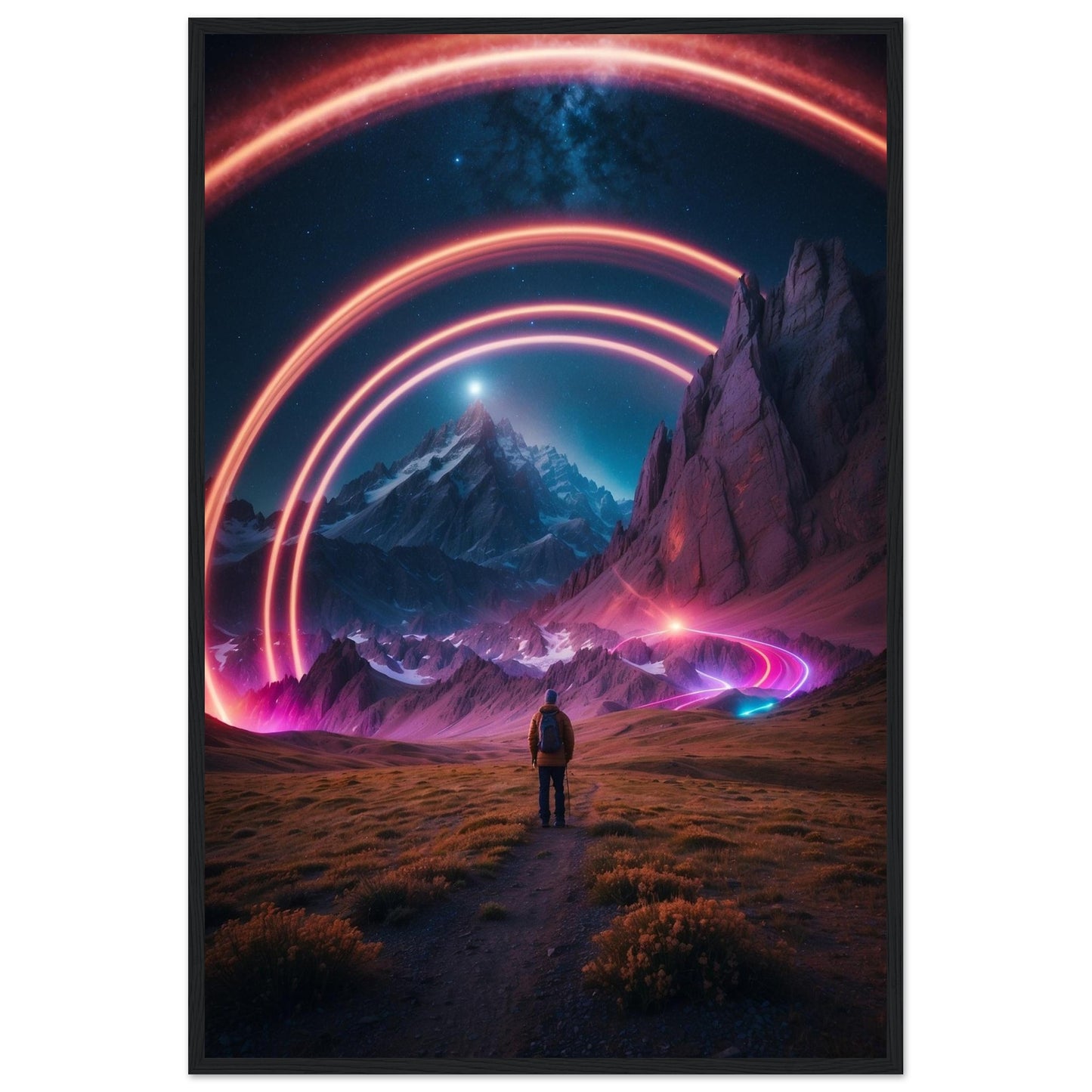 Premium Matte Paper Wooden Framed Poster