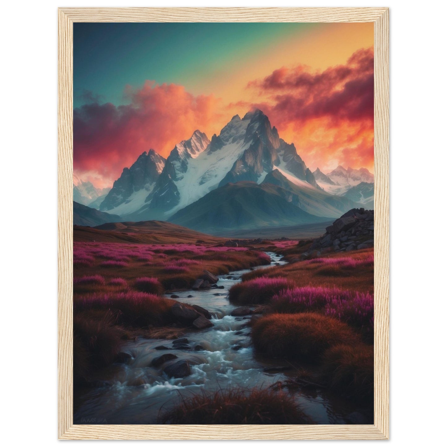 Premium Matte Paper Wooden Framed Poster