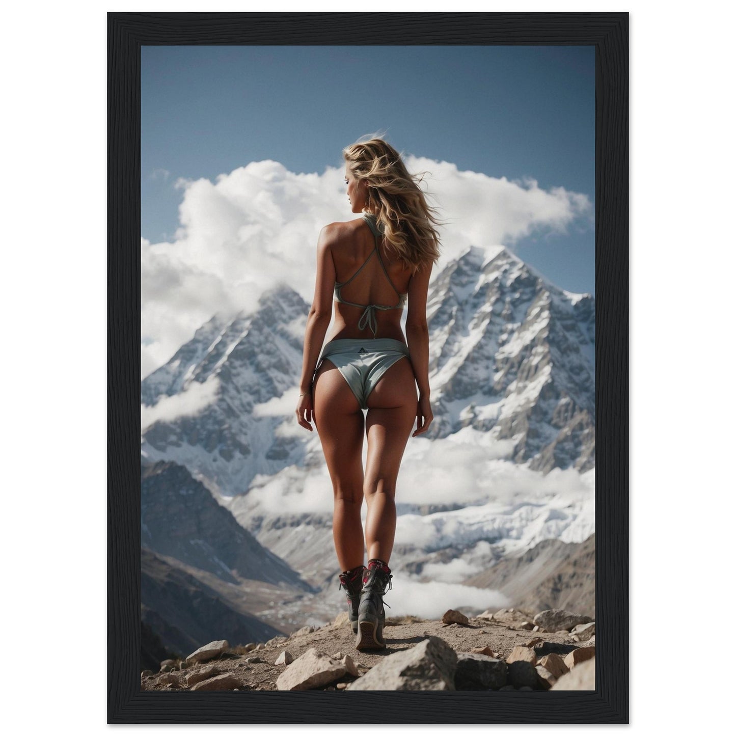 Premium Matte Paper Wooden Framed Poster