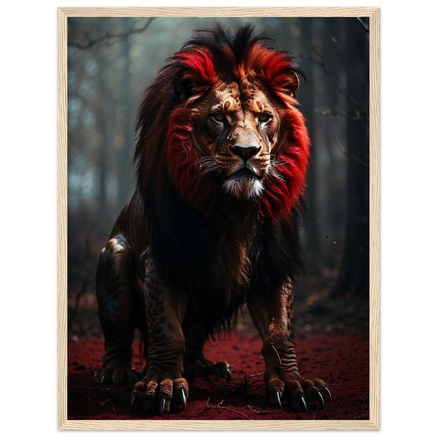 Premium Matte Paper Wooden Framed Poster