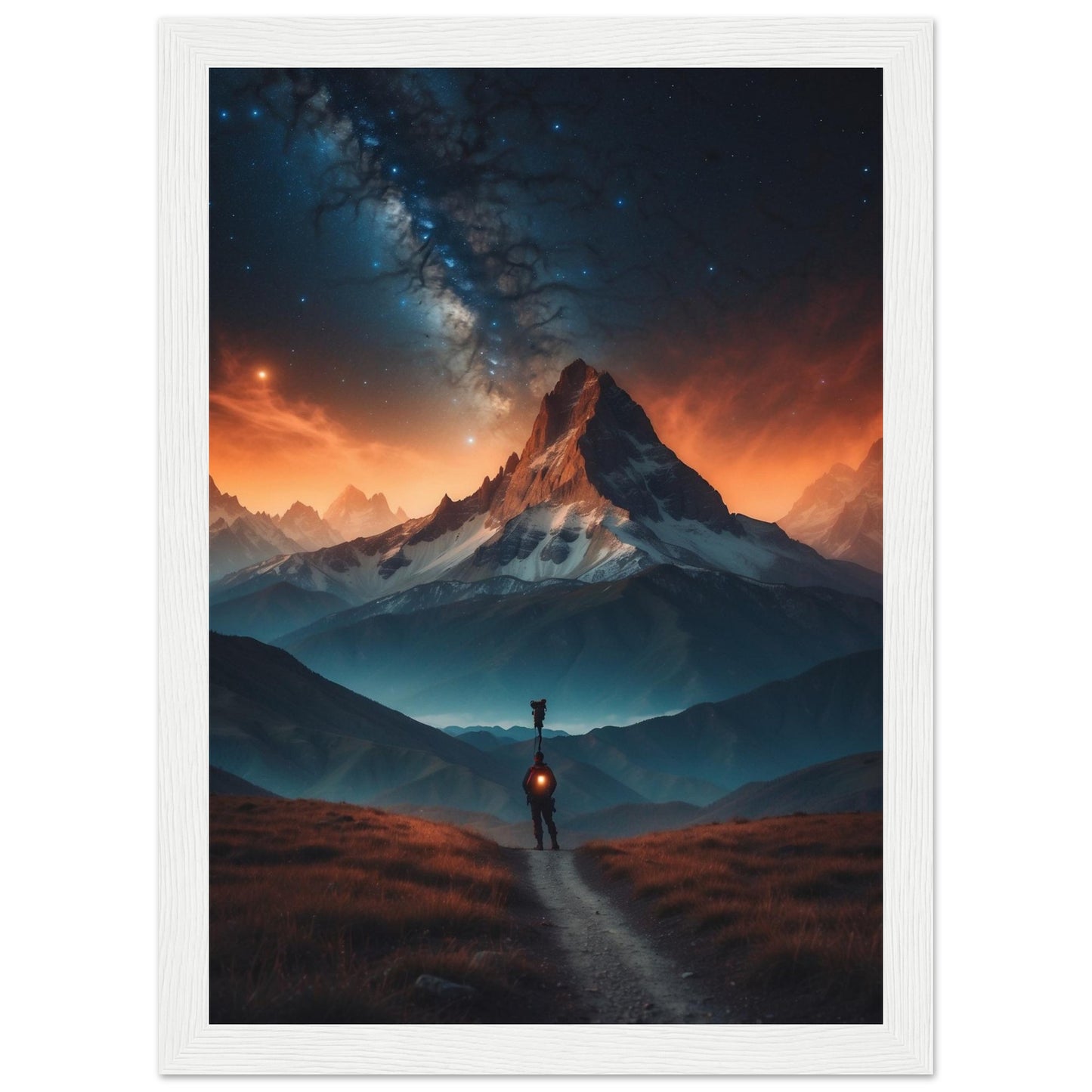 Premium Matte Paper Wooden Framed Poster