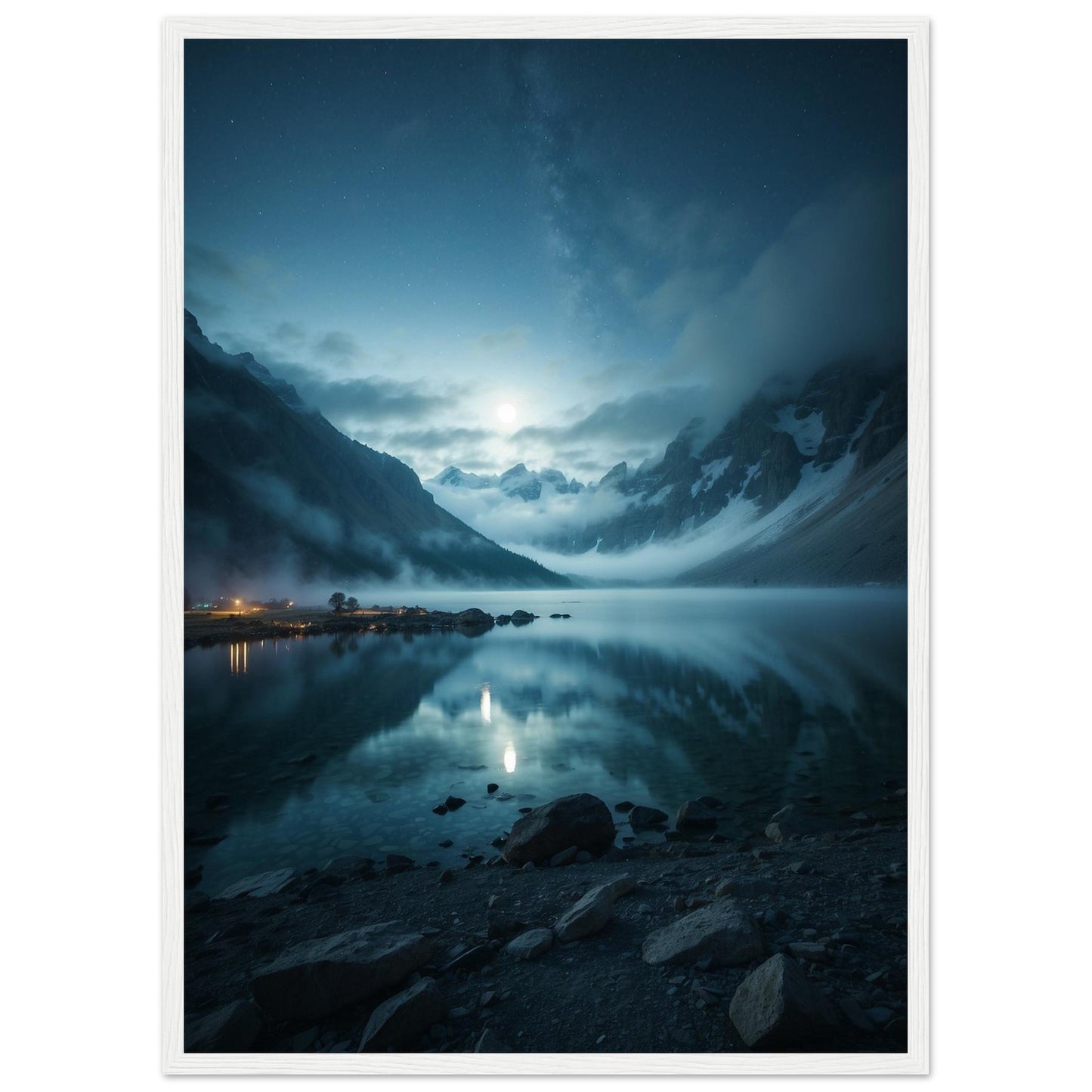 Premium Matte Paper Wooden Framed Poster