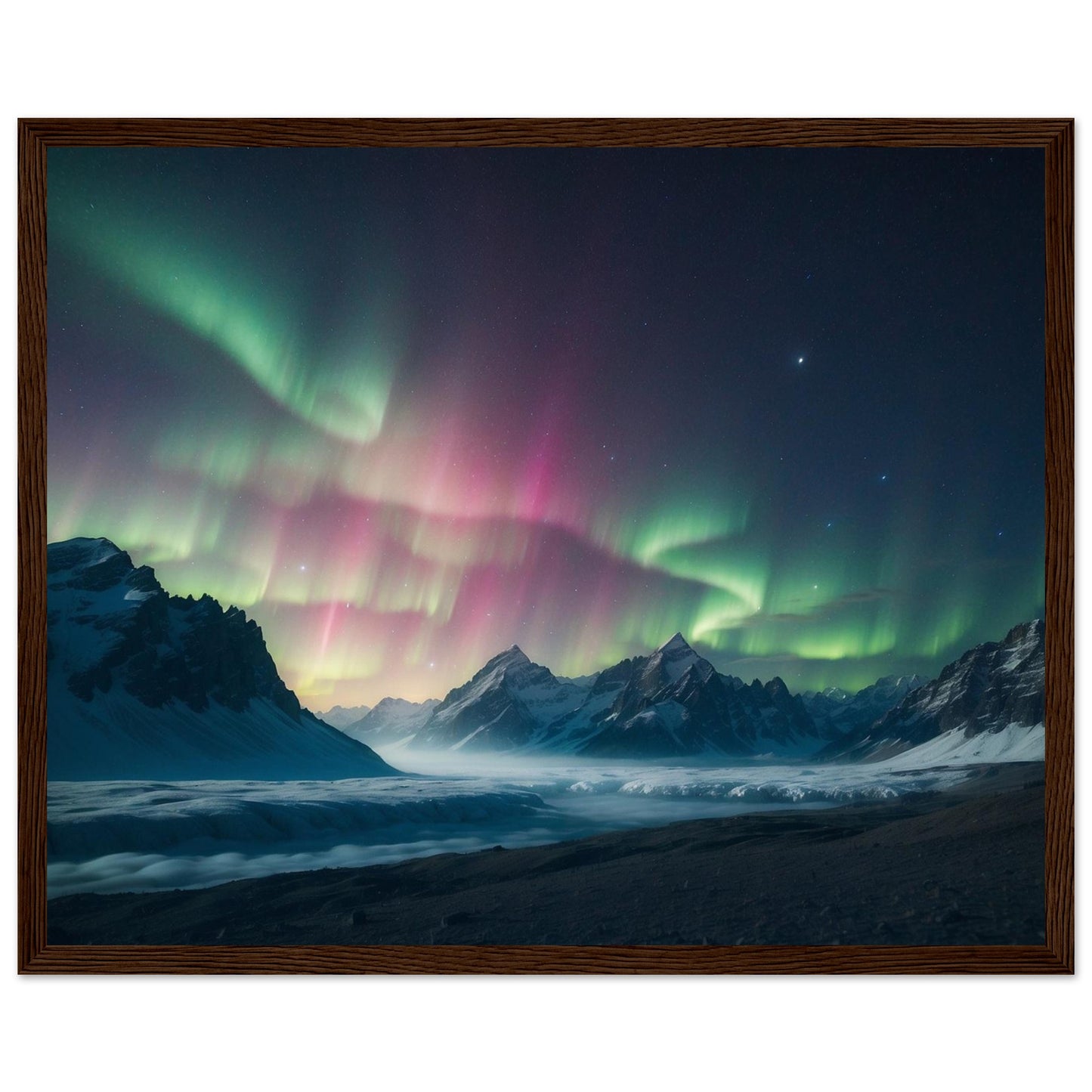 Premium Matte Paper Wooden Framed Poster