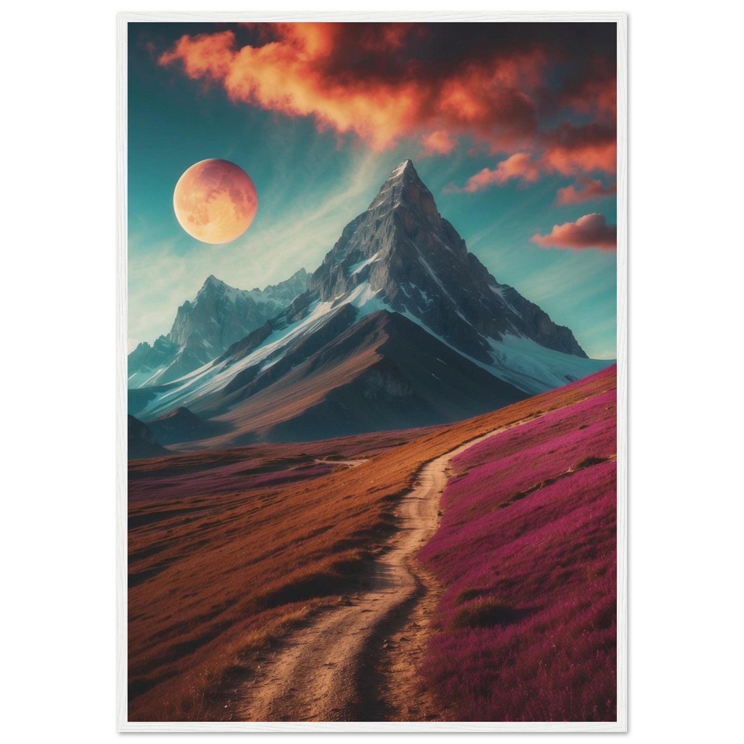 Premium Matte Paper Wooden Framed Poster