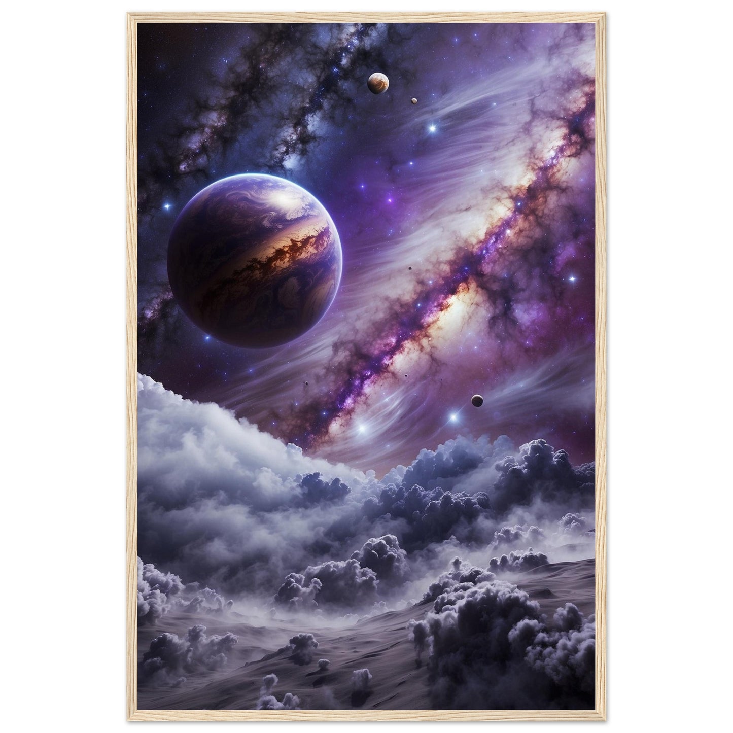 Premium Matte Paper Wooden Framed Poster