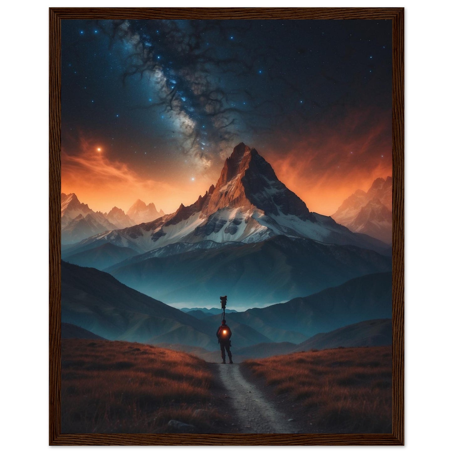 Premium Matte Paper Wooden Framed Poster