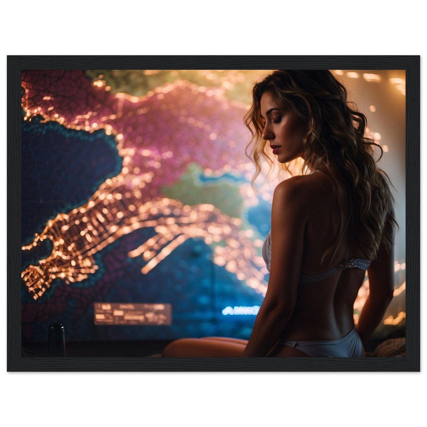 Premium Matte Paper Wooden Framed Poster