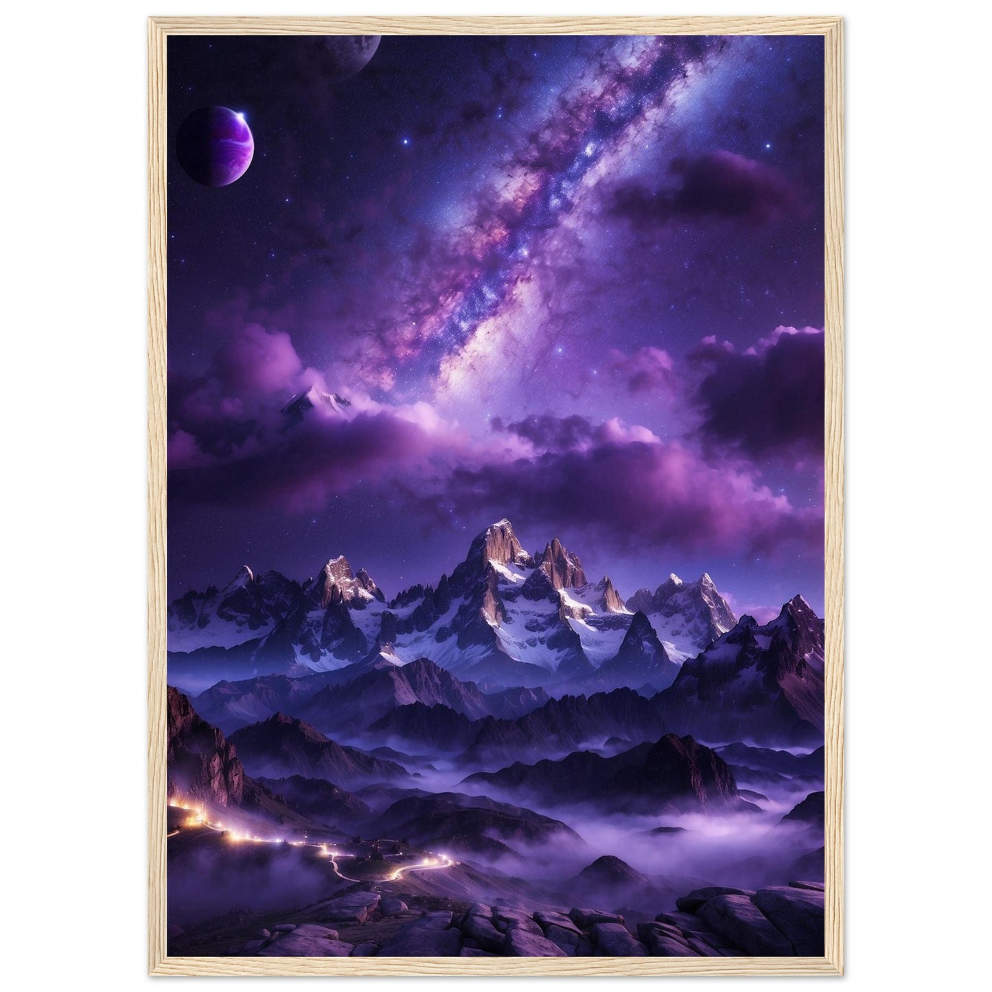 Premium Matte Paper Wooden Framed Poster