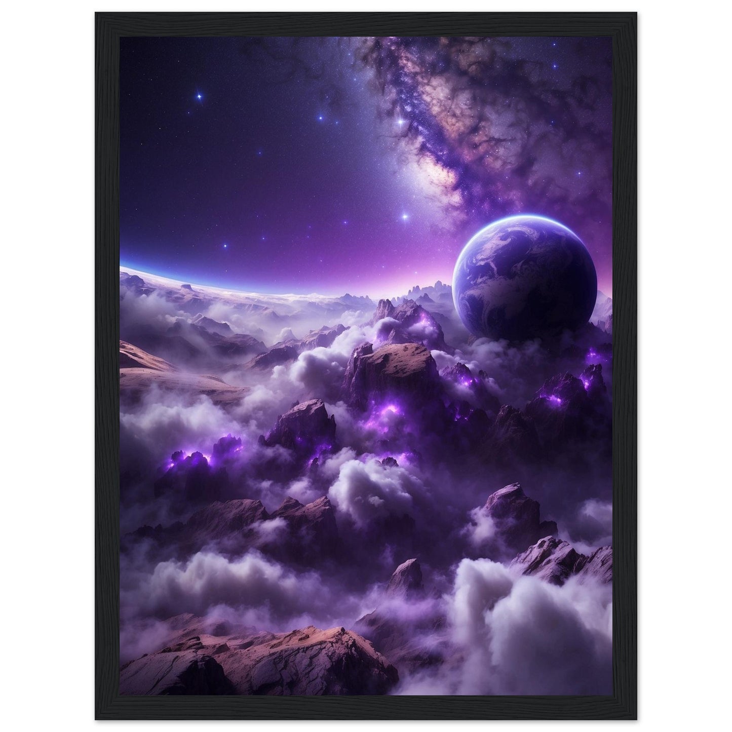 Premium Matte Paper Wooden Framed Poster