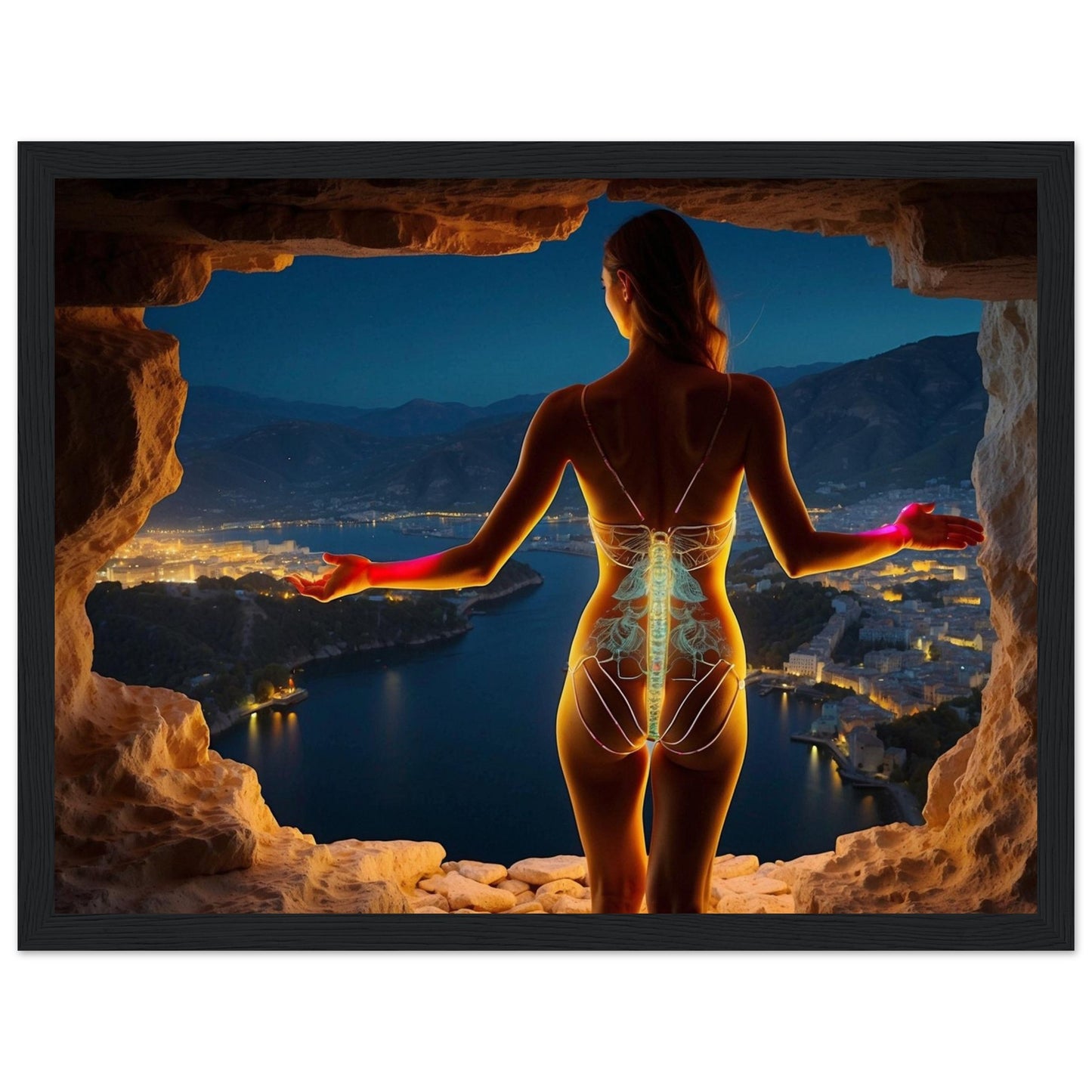 Premium Matte Paper Wooden Framed Poster