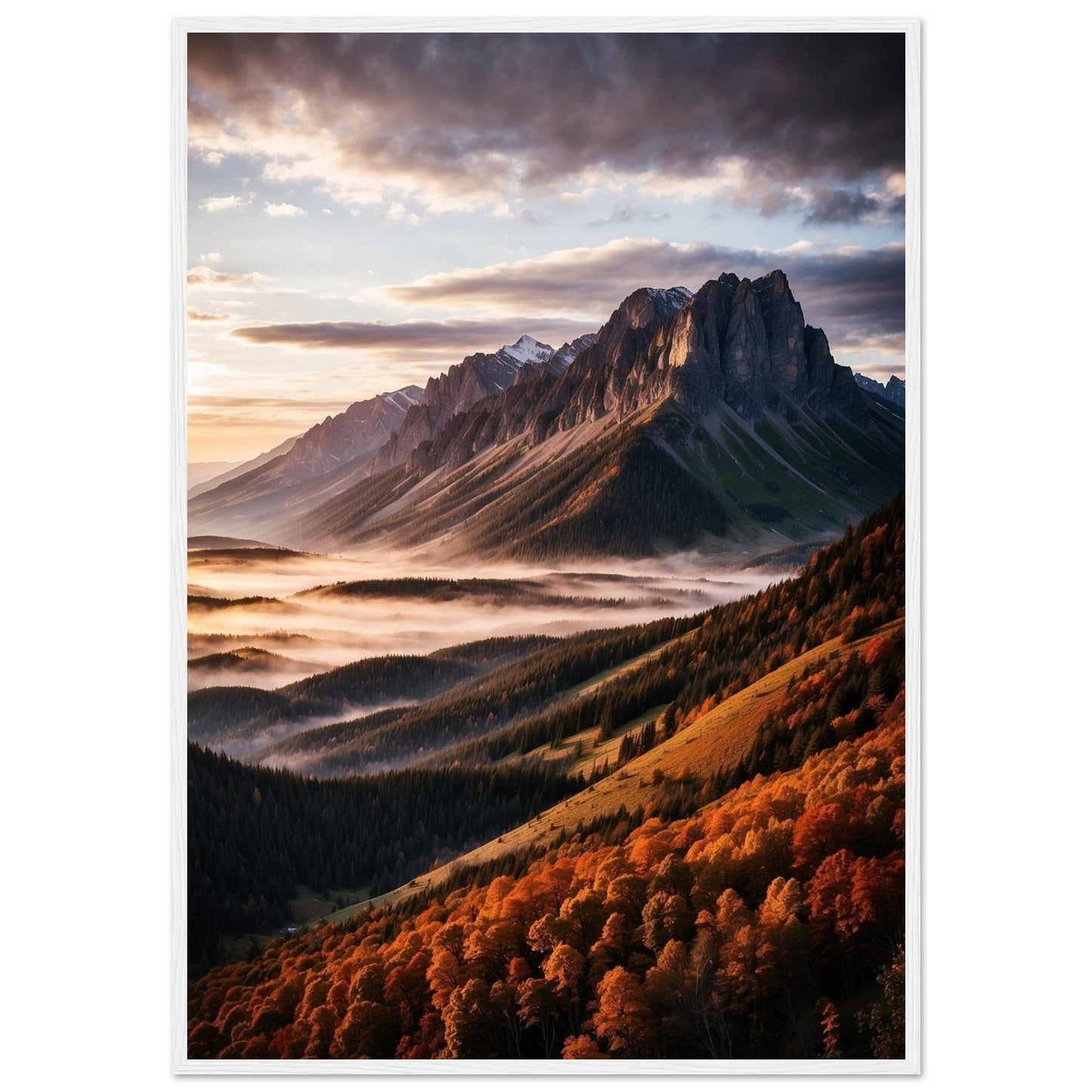 Premium Matte Paper Wooden Framed Poster