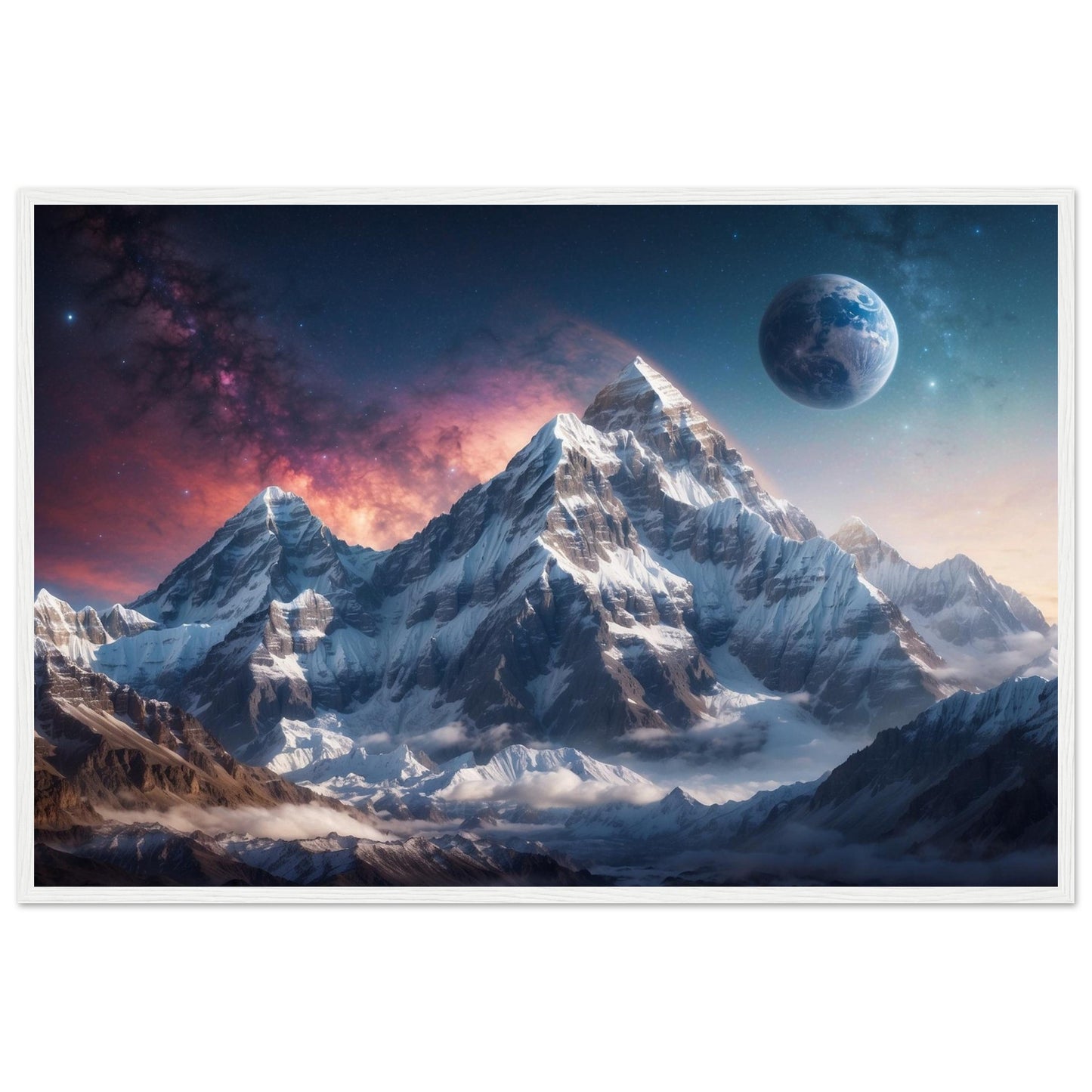 Premium Matte Paper Wooden Framed Poster
