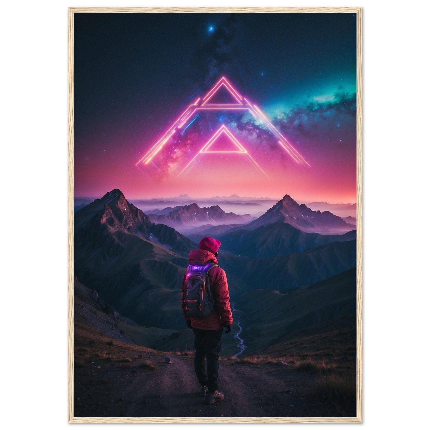 Premium Matte Paper Wooden Framed Poster