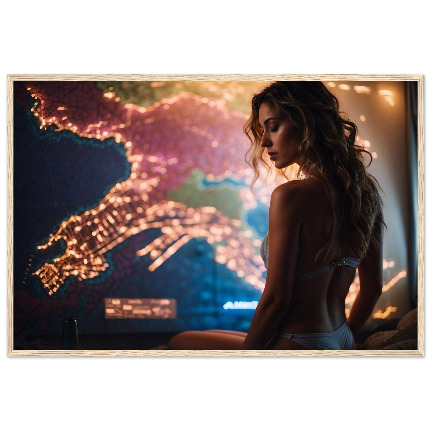 Premium Matte Paper Wooden Framed Poster