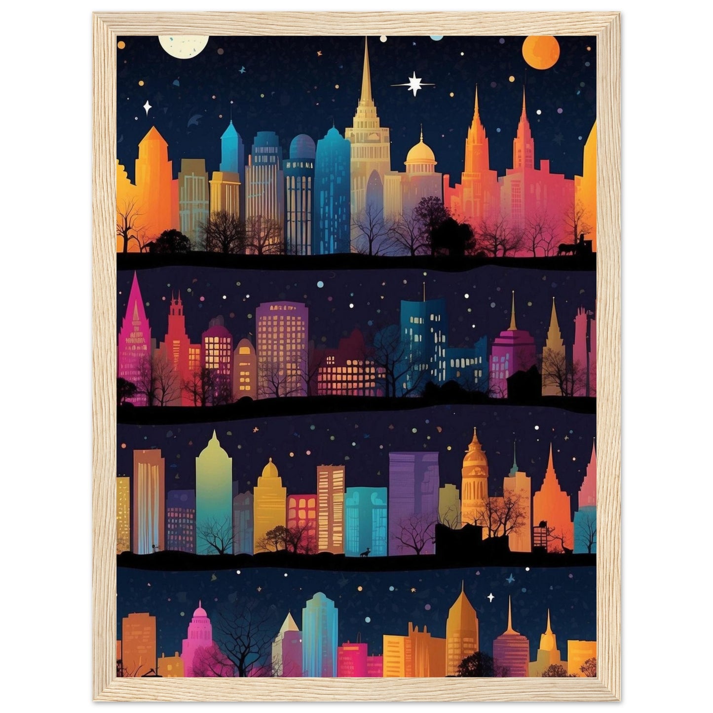 Premium Matte Paper Wooden Framed Poster