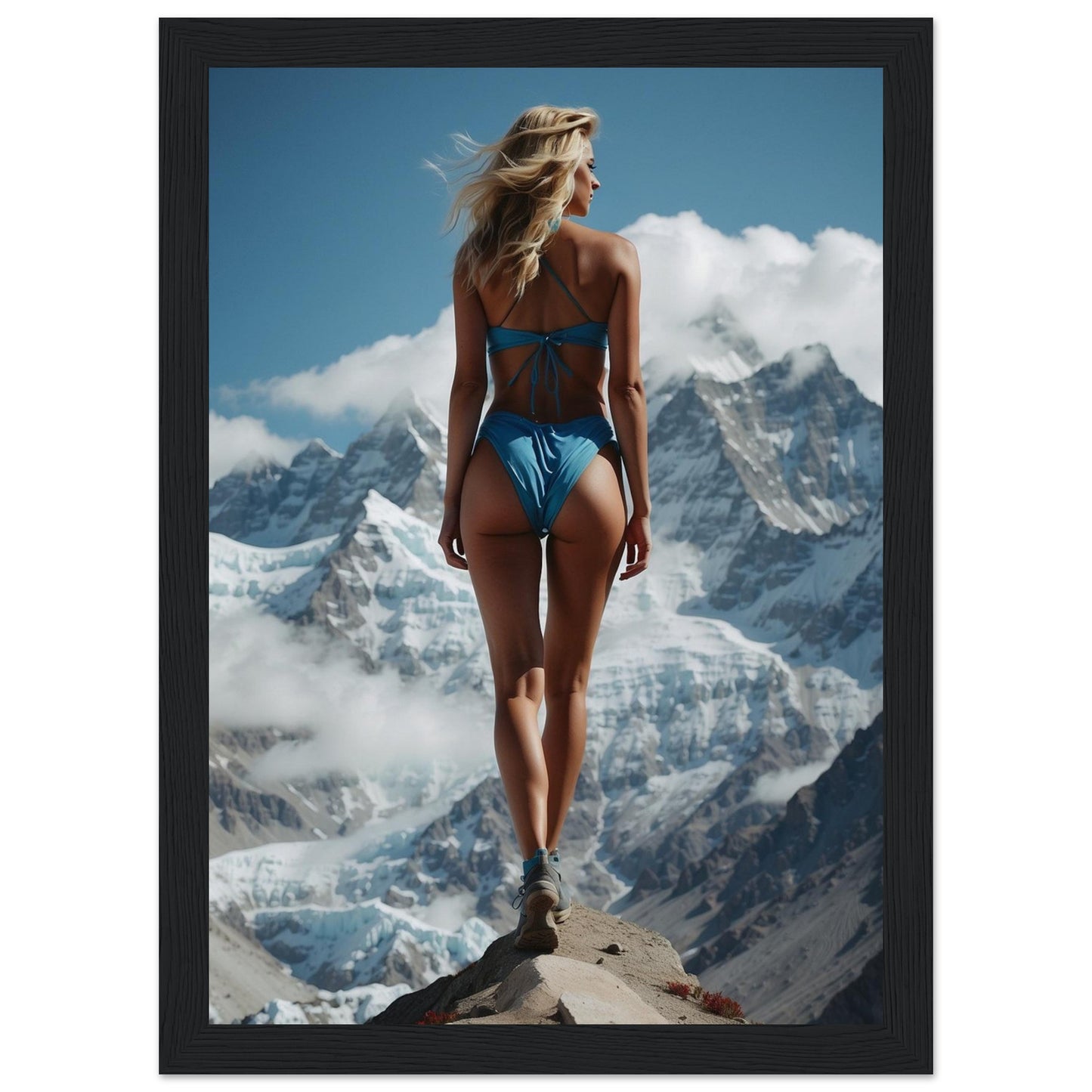 Premium Matte Paper Wooden Framed Poster