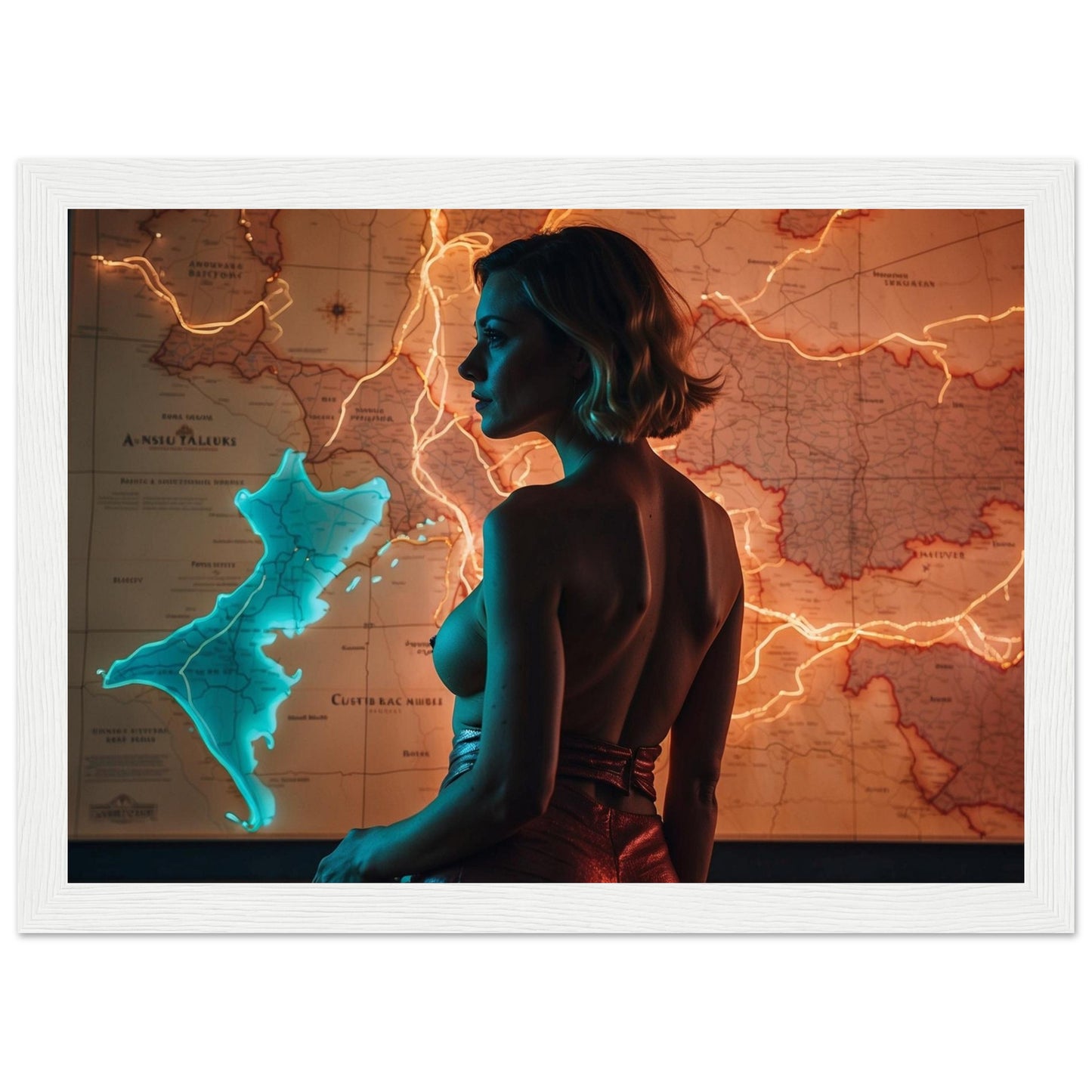 Premium Matte Paper Wooden Framed Poster