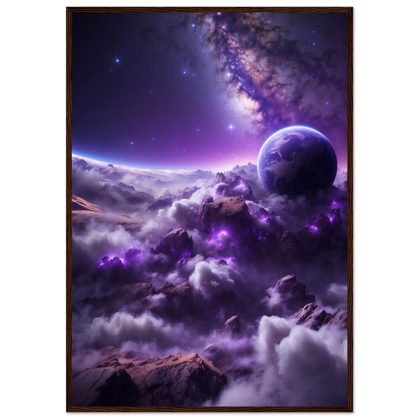Premium Matte Paper Wooden Framed Poster