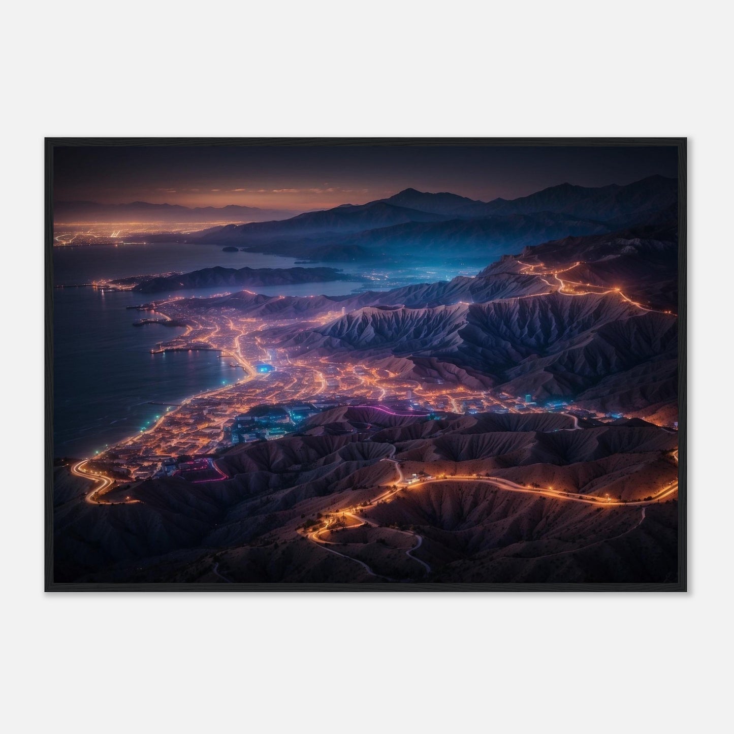 Premium Matte Paper Wooden Framed Poster