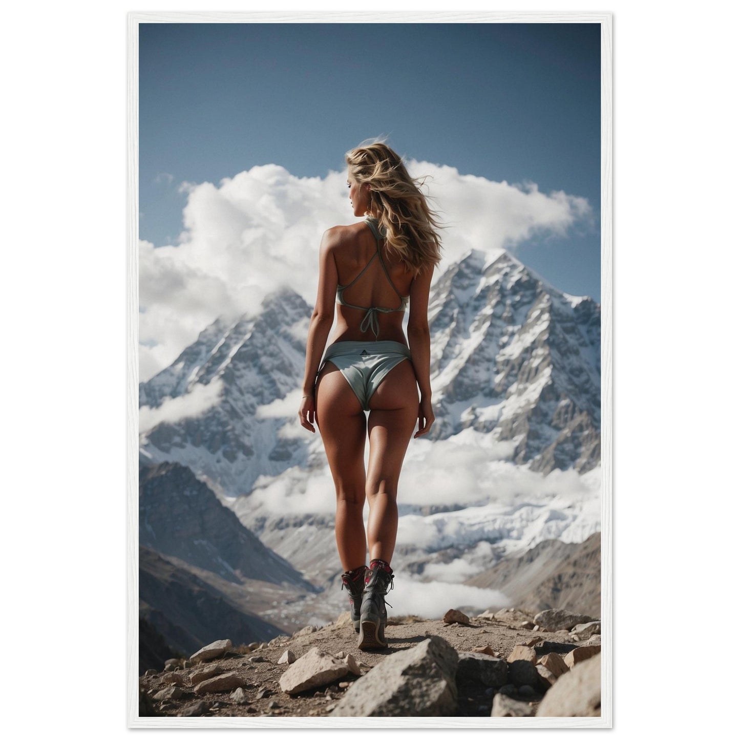 Premium Matte Paper Wooden Framed Poster