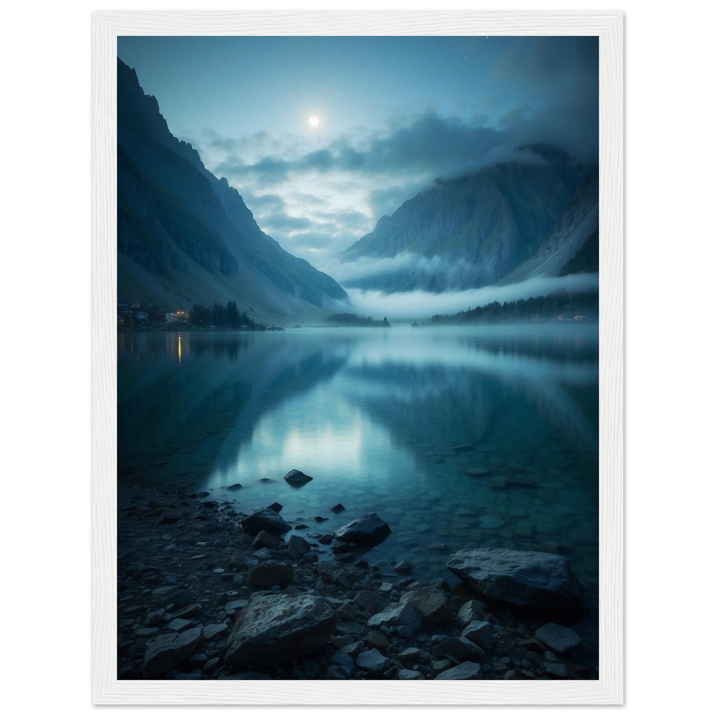 Premium Matte Paper Wooden Framed Poster
