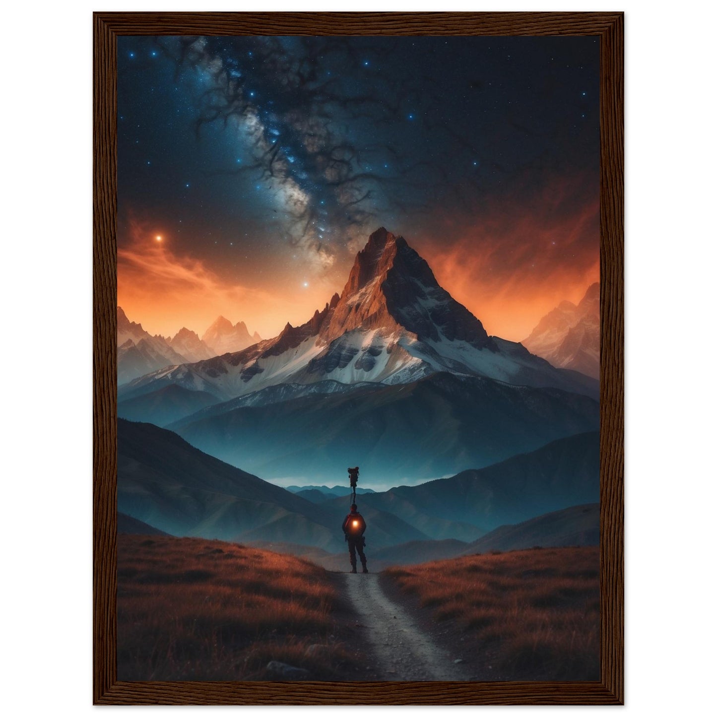 Premium Matte Paper Wooden Framed Poster