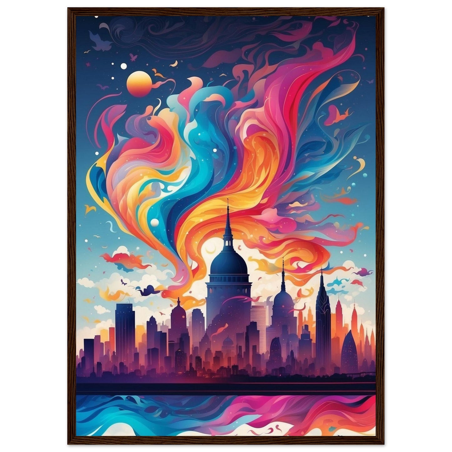 Premium Matte Paper Wooden Framed Poster