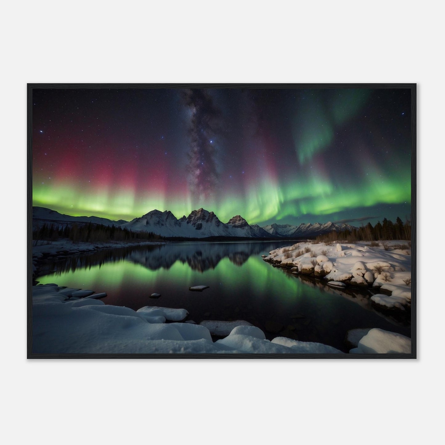 Premium Matte Paper Wooden Framed Poster
