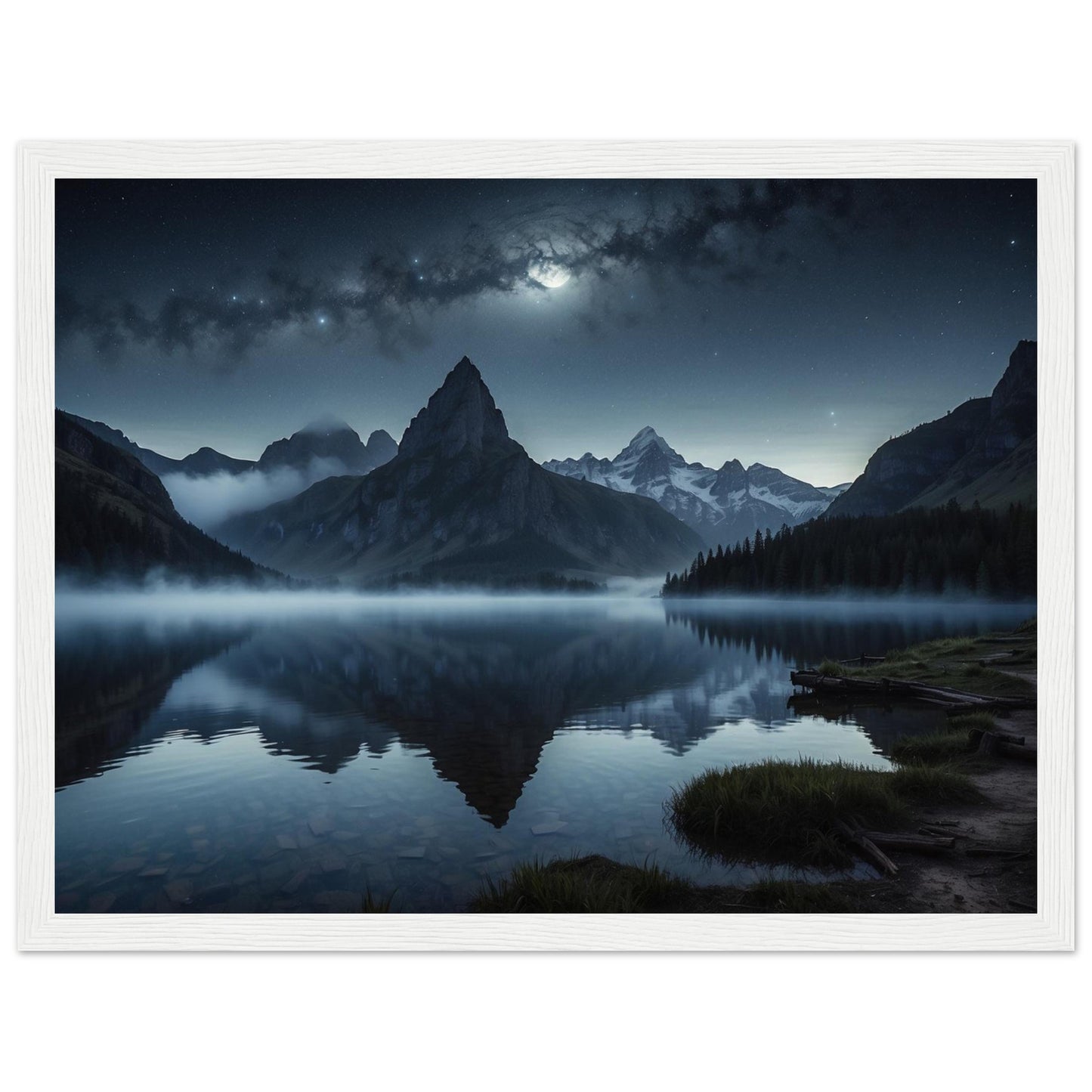 Premium Matte Paper Wooden Framed Poster