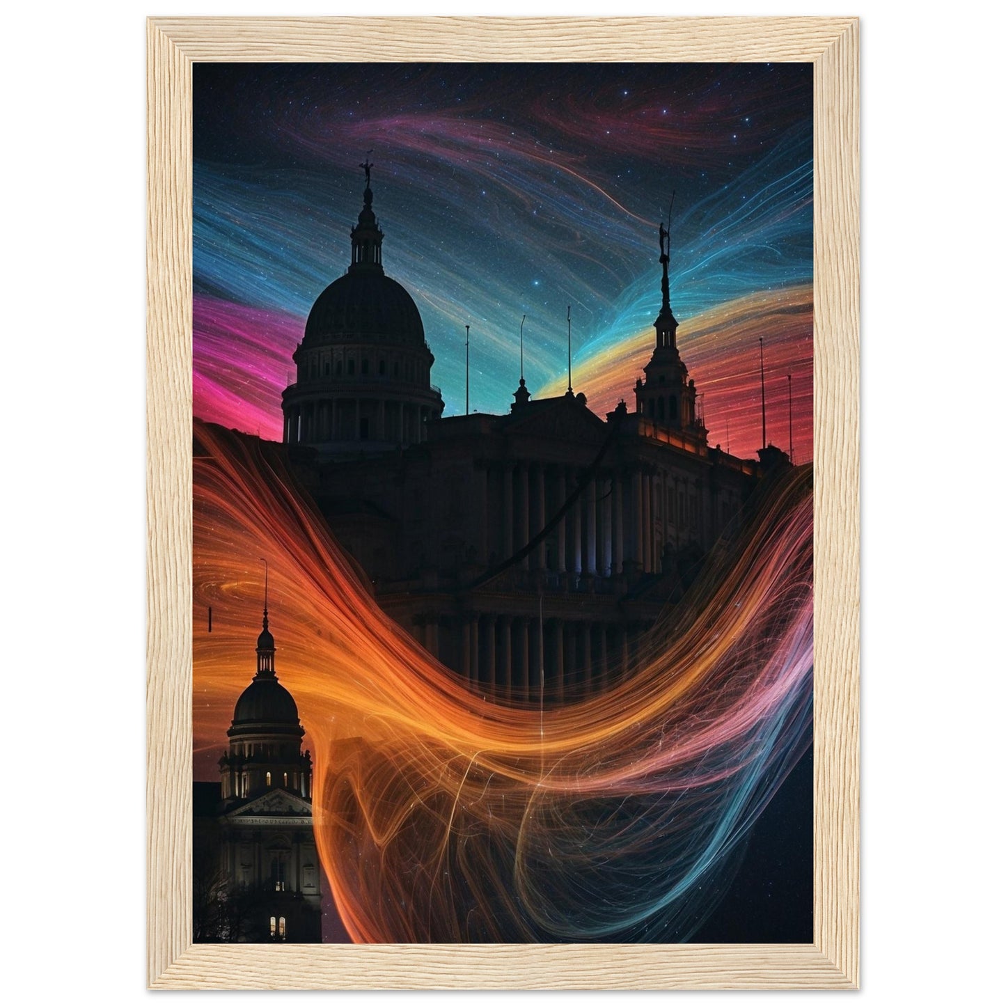 Premium Matte Paper Wooden Framed Poster