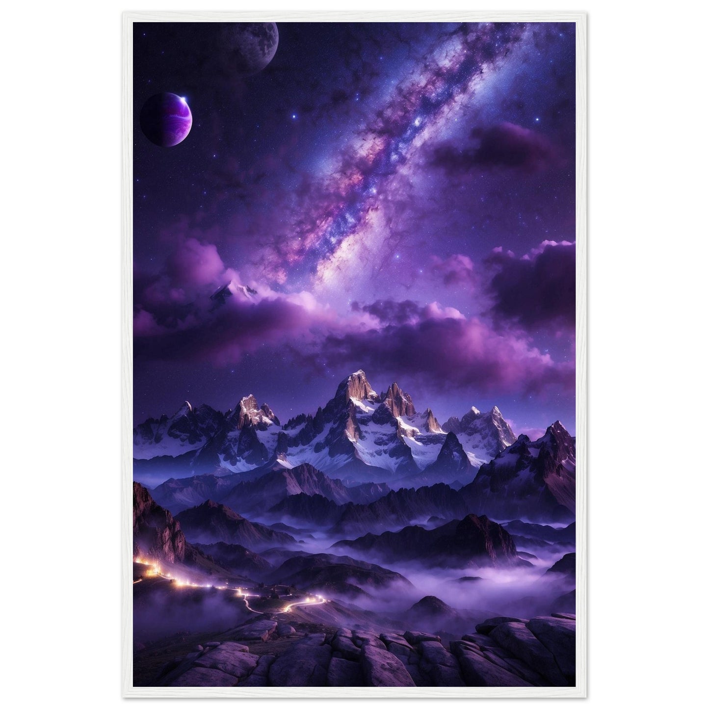 Premium Matte Paper Wooden Framed Poster
