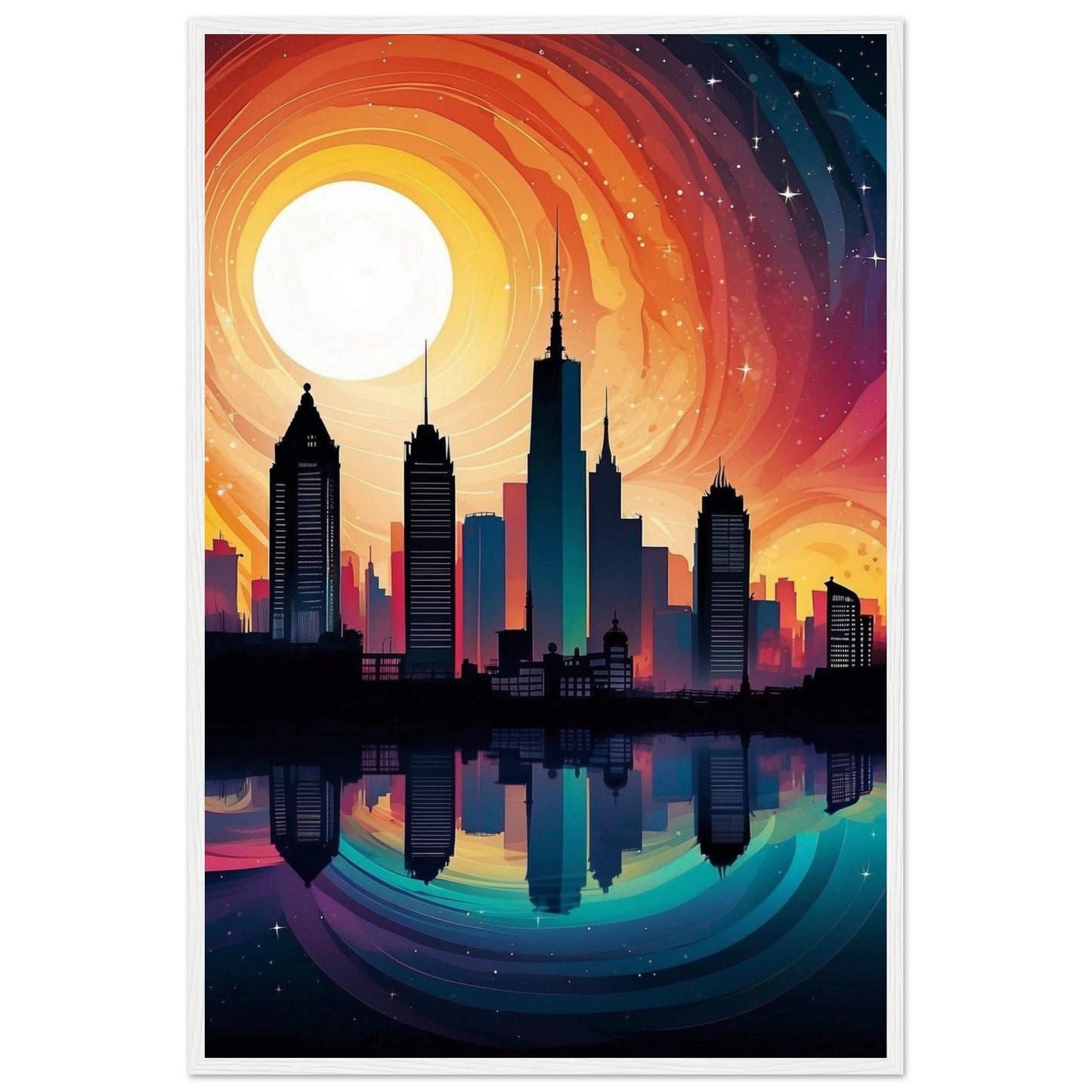 Premium Matte Paper Wooden Framed Poster