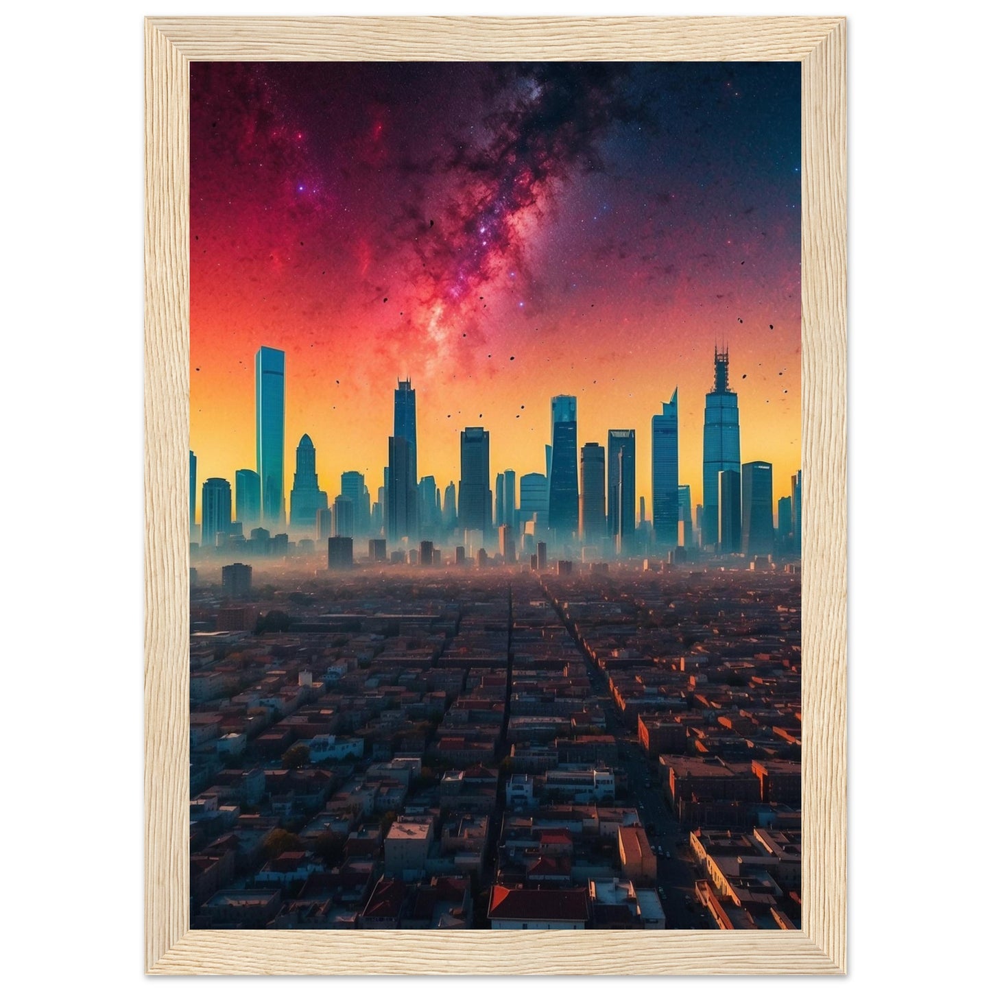 Premium Matte Paper Wooden Framed Poster