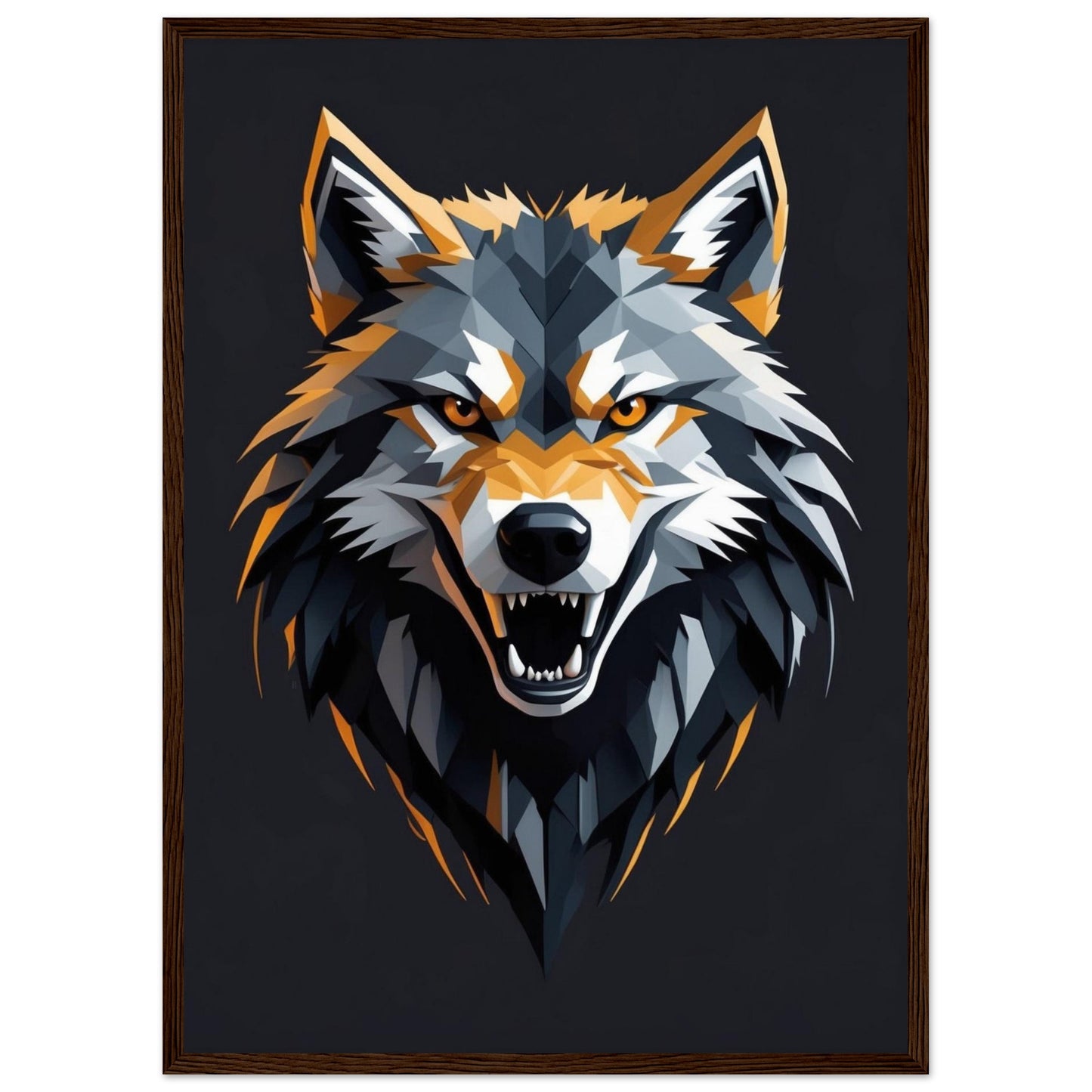 Premium Matte Paper Wooden Framed Poster
