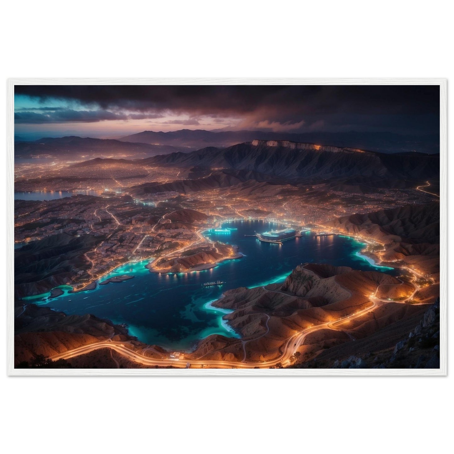 Premium Matte Paper Wooden Framed Poster
