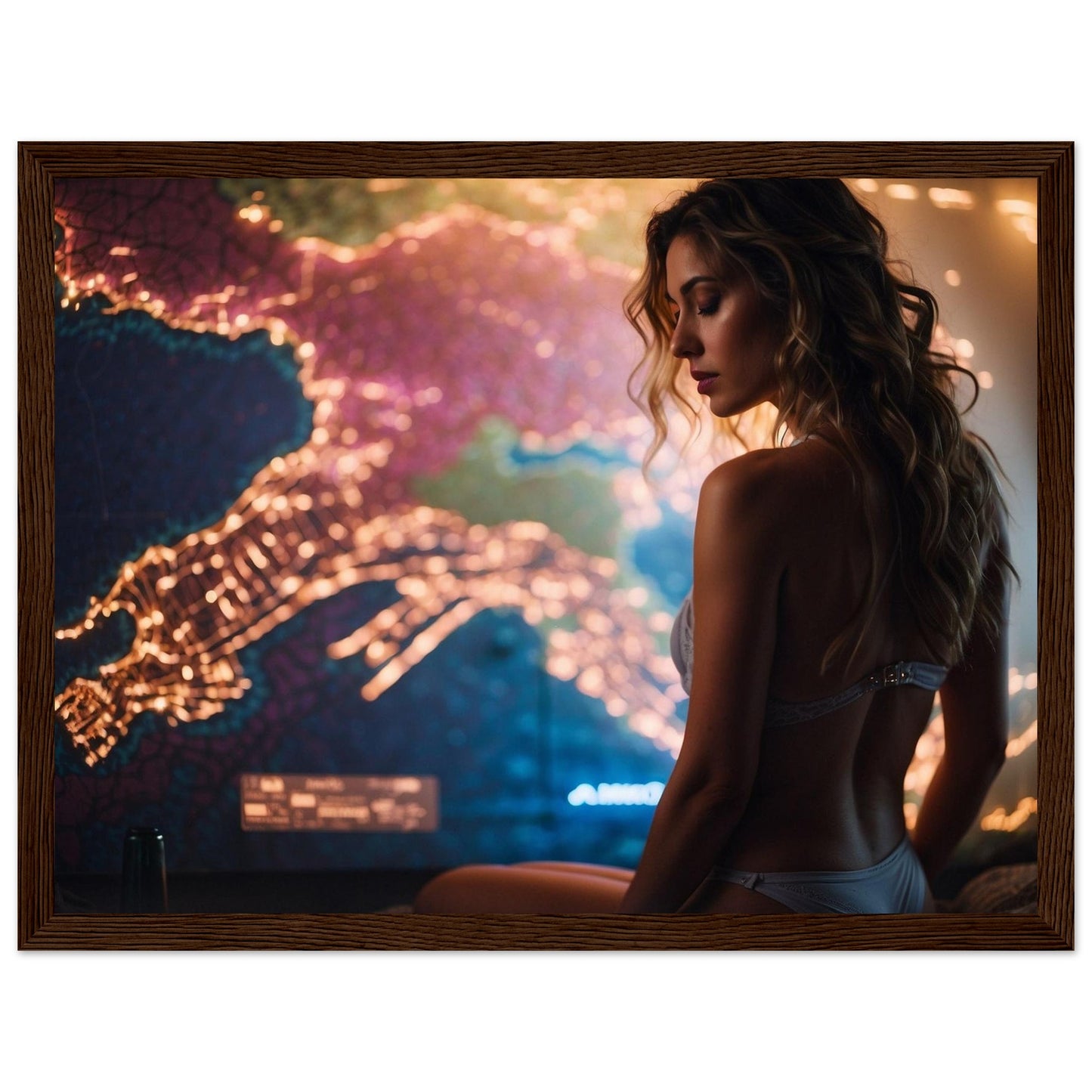 Premium Matte Paper Wooden Framed Poster