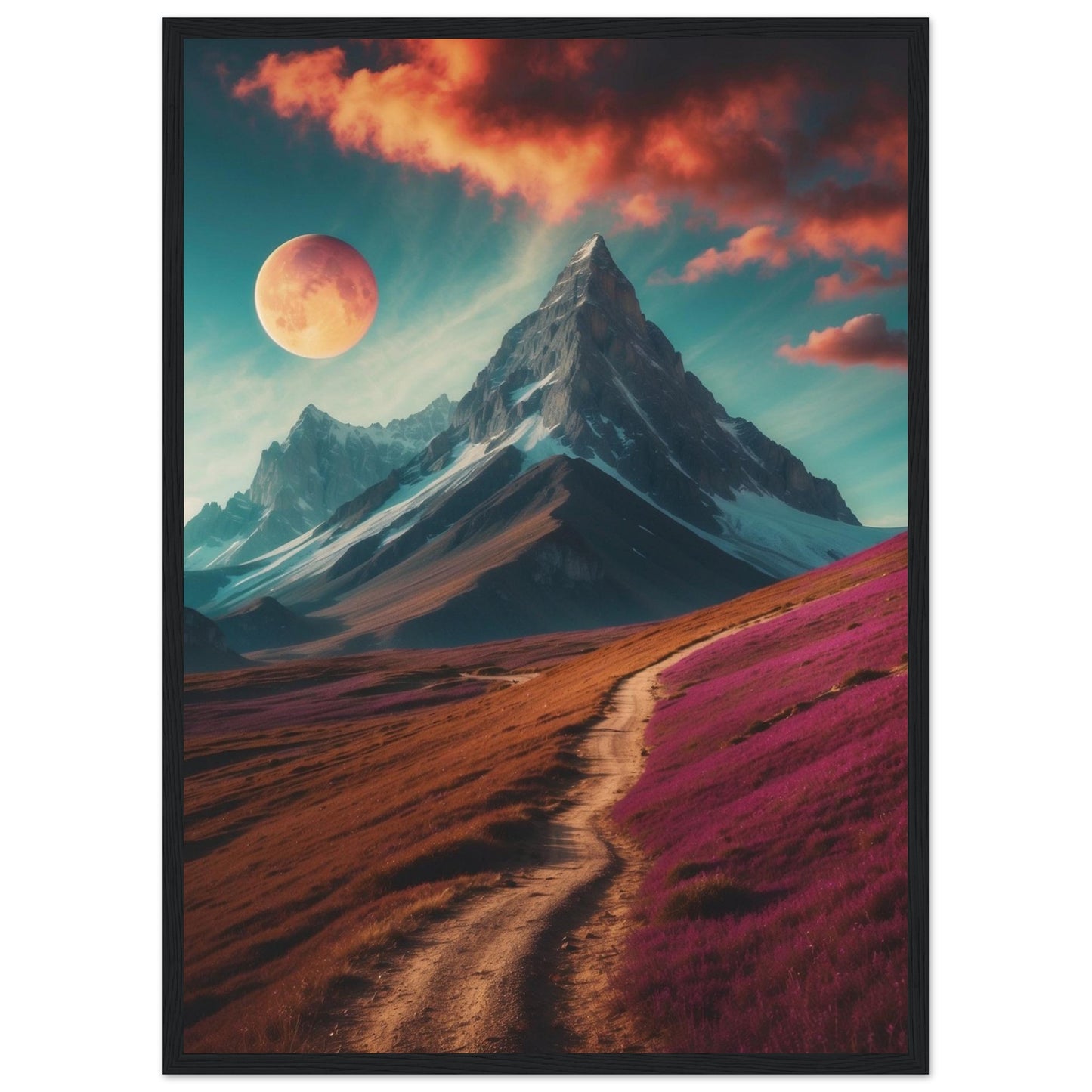 Premium Matte Paper Wooden Framed Poster